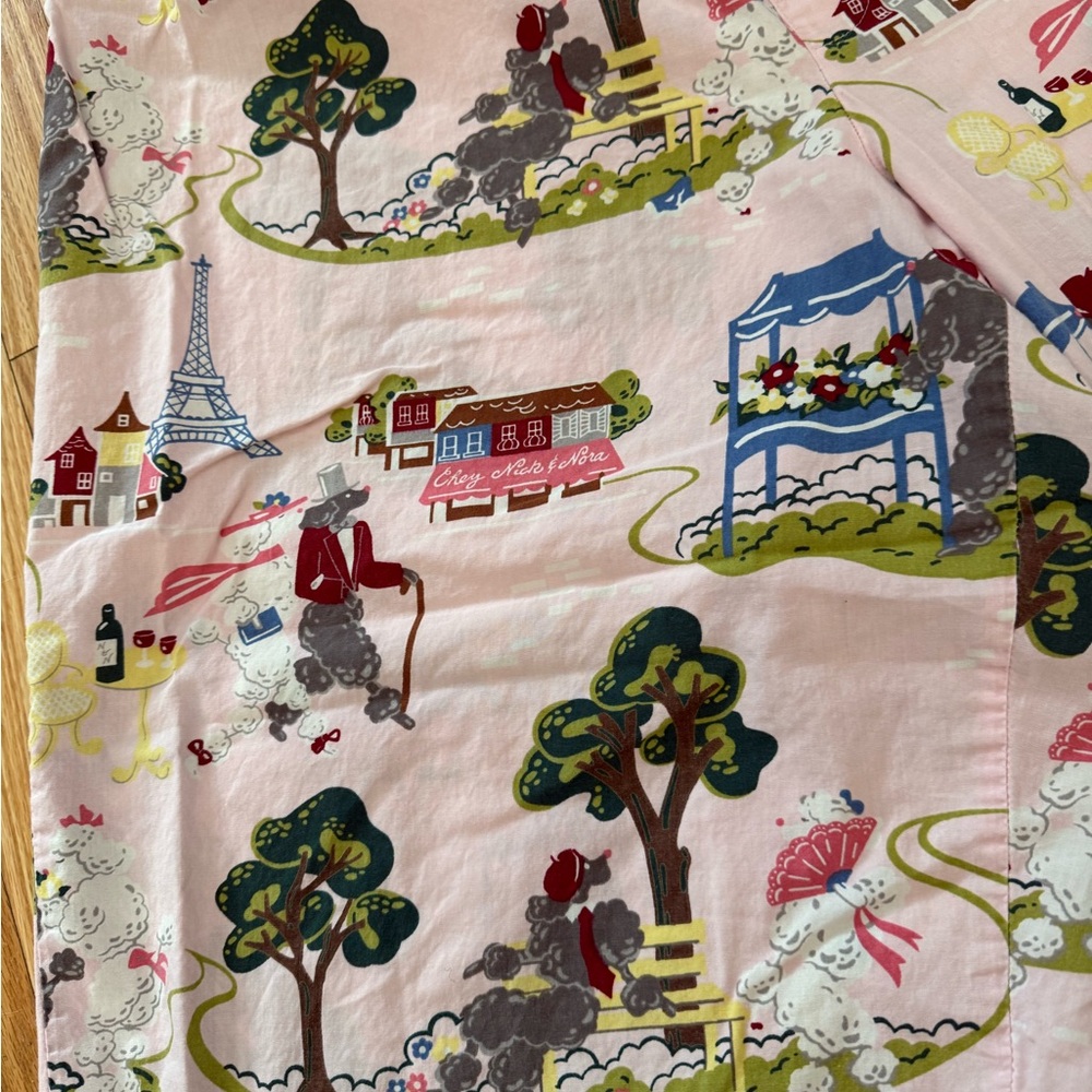 Nick & Nora Paris Themed Pajama Pants Size L - Picture 3 of 4